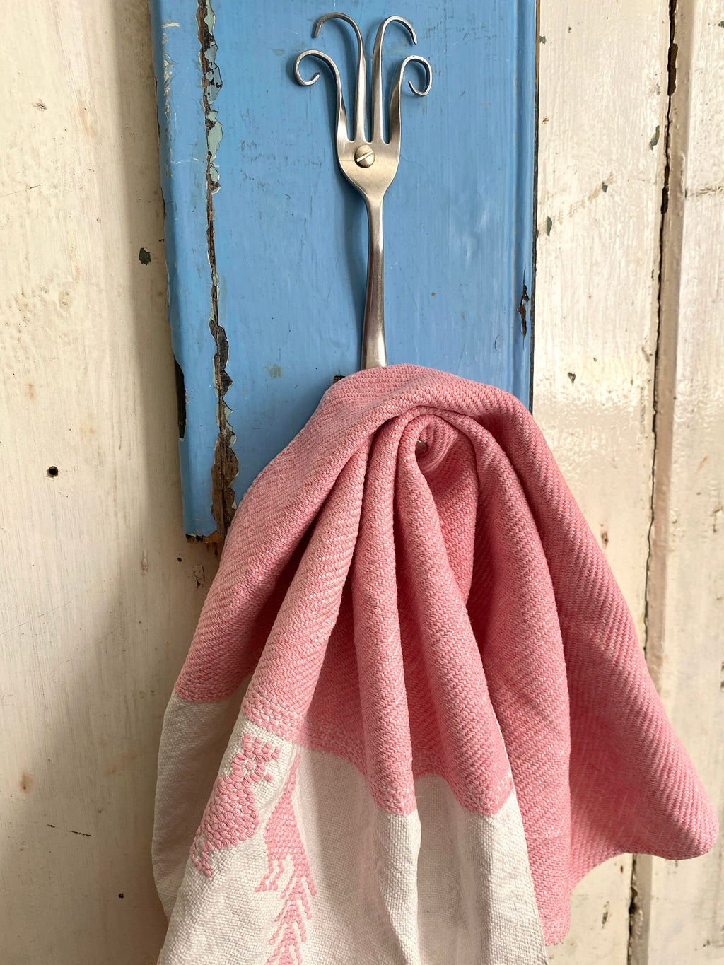 Bent fork hook