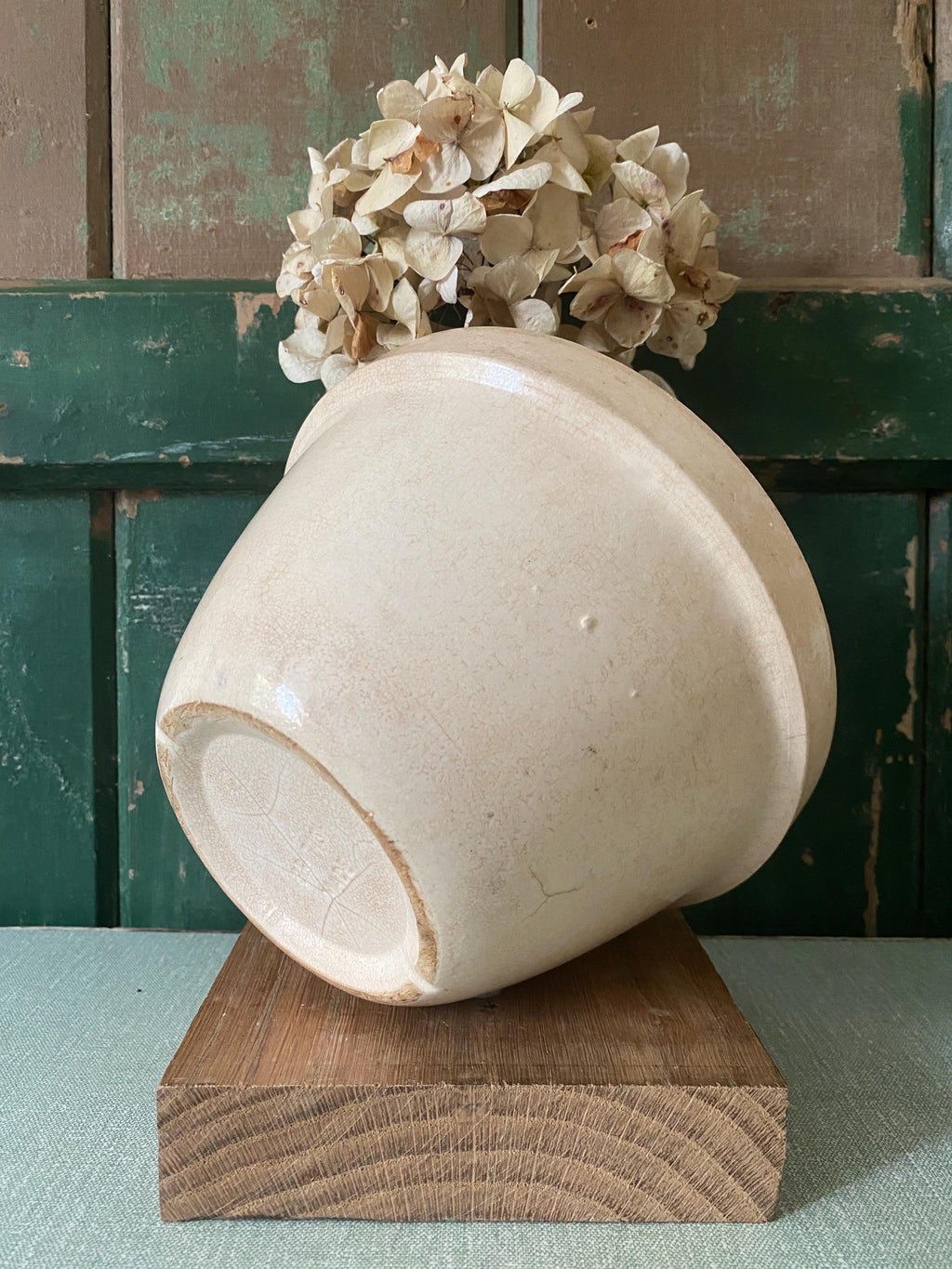 A vintage ceramic pudding basin