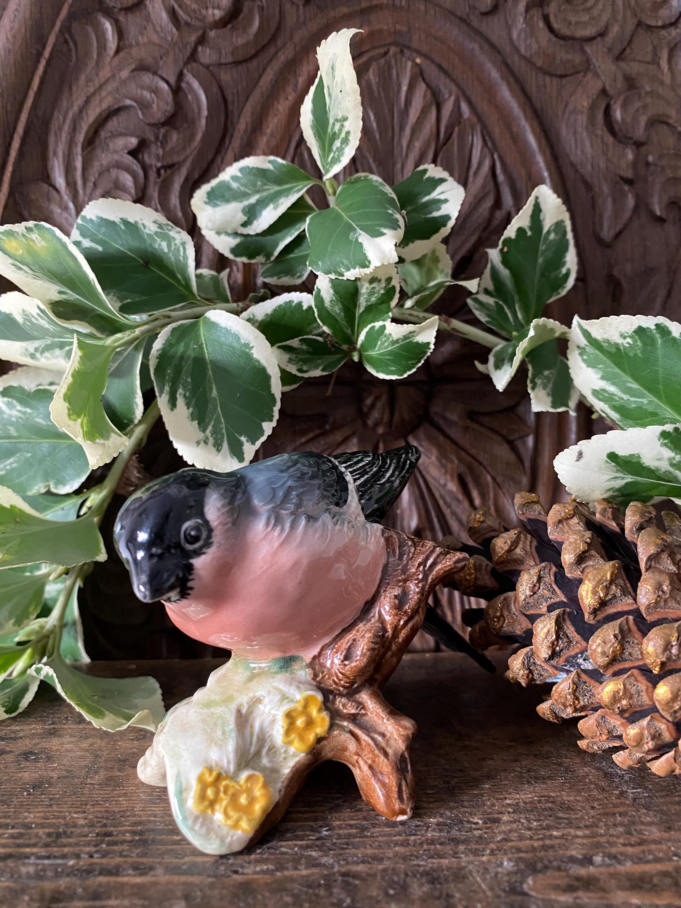 Beswick ceramic bullfinch figurine 