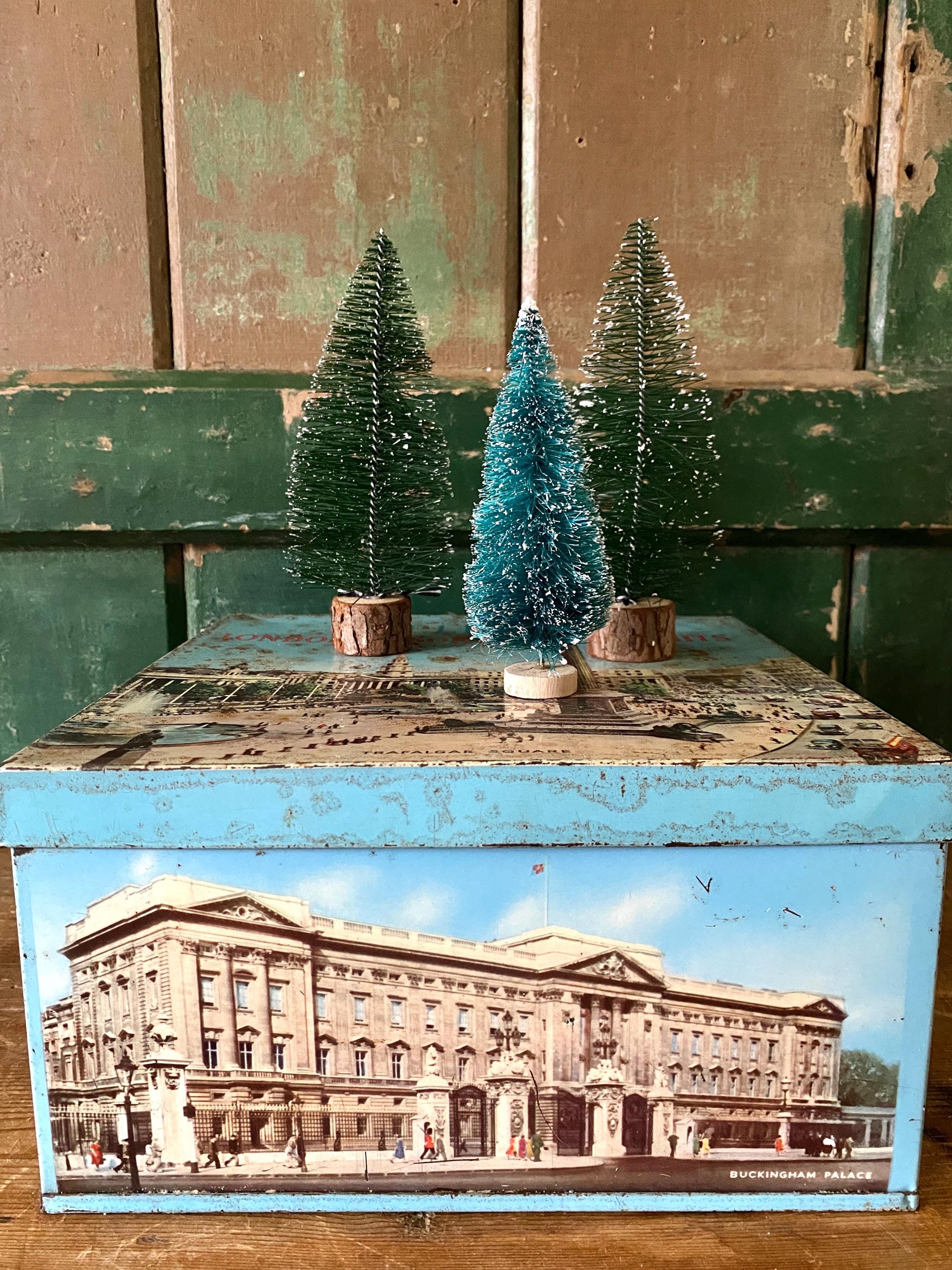 Vintage Elkes Biscuits Tin with London Scenes
