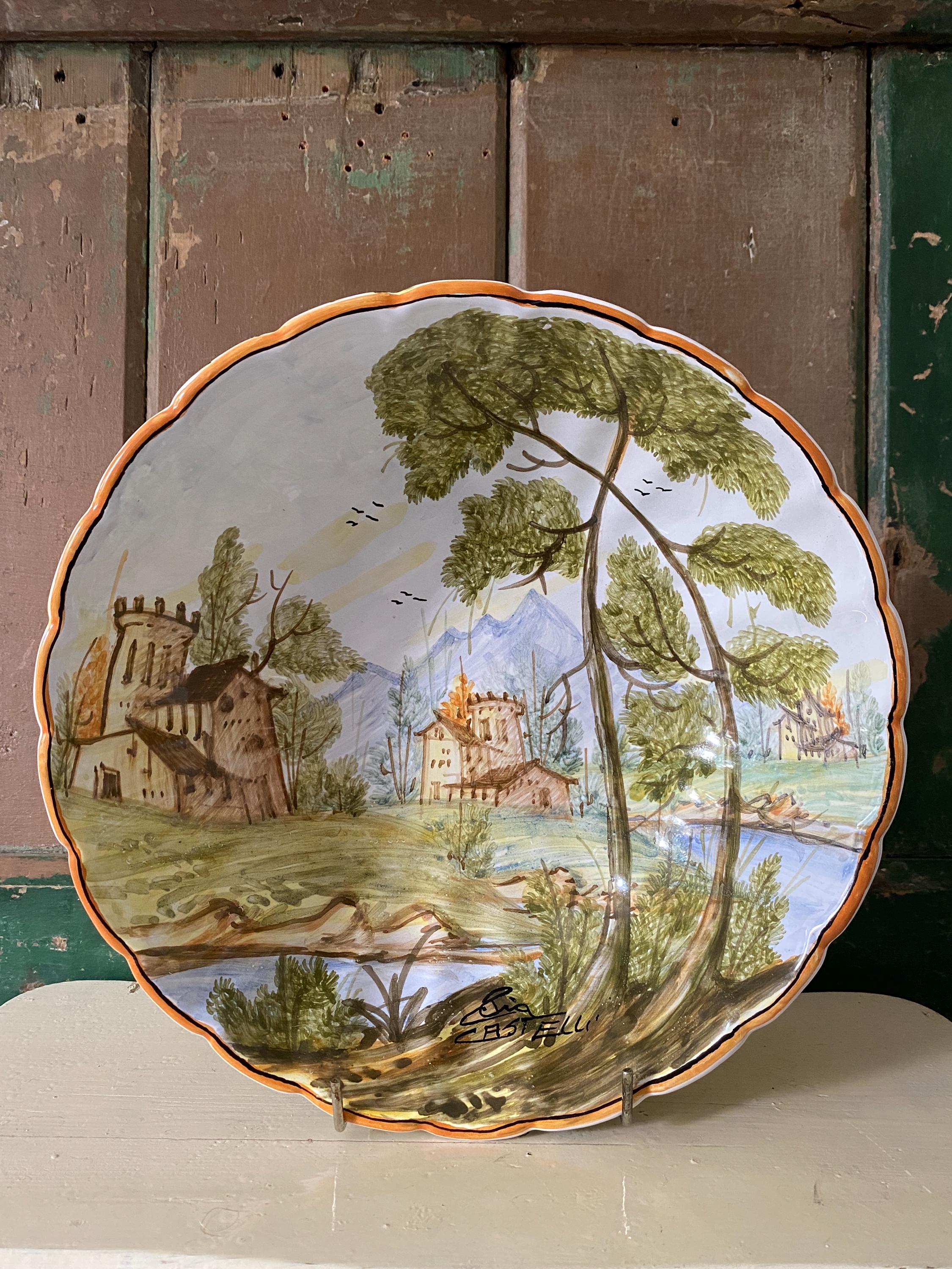 Castelli Pottery Hand Painted Bowl