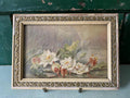 Framed Vintage Print of Water Lilies