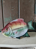 Decorative ceramic fish plate
