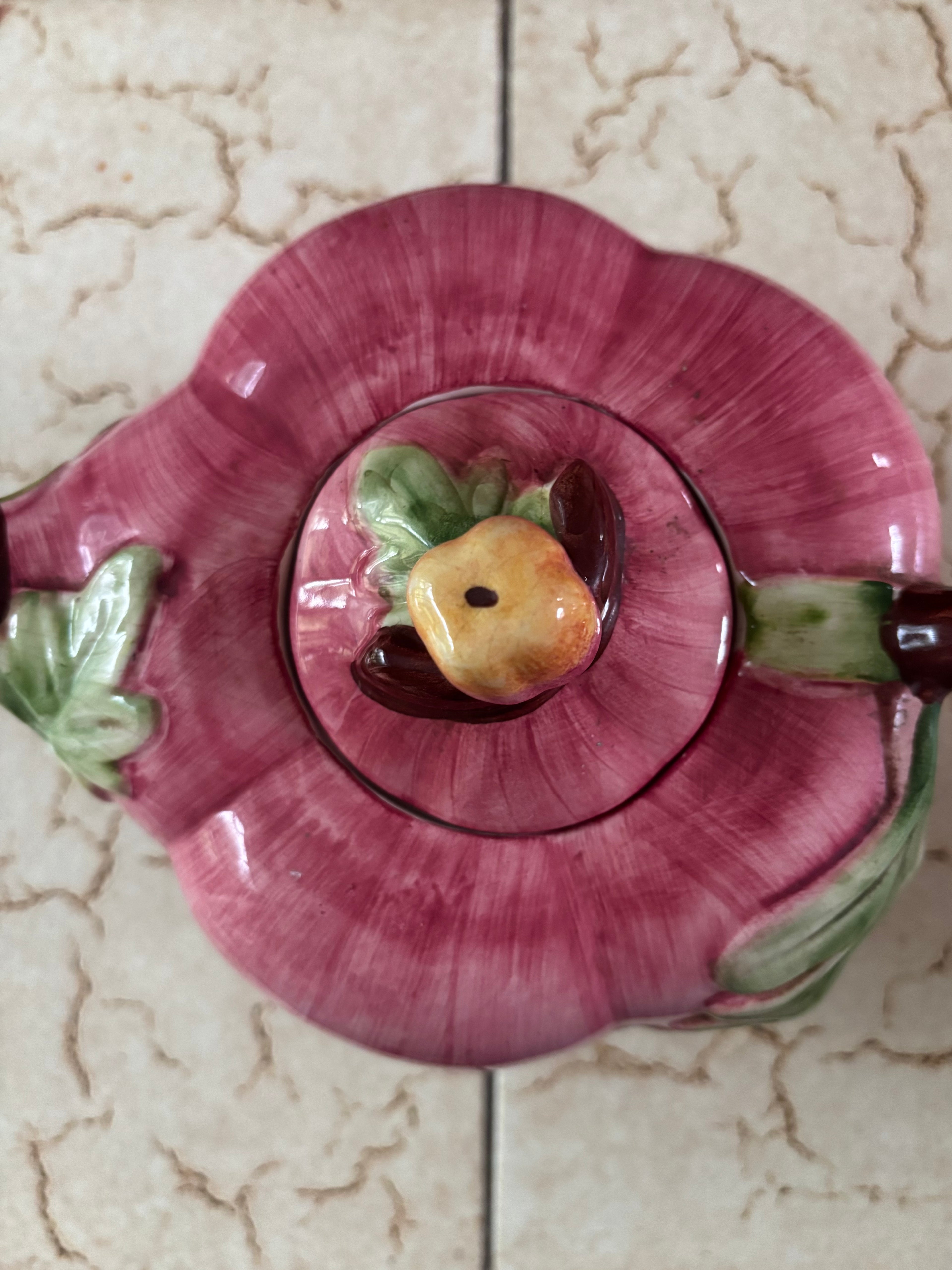 Vintage Majolica Teapot