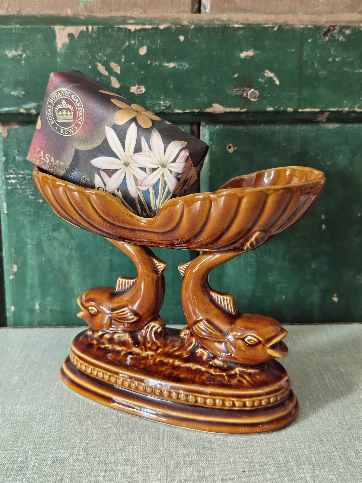 Vintage Devonway Pottery Fish Cornucopia