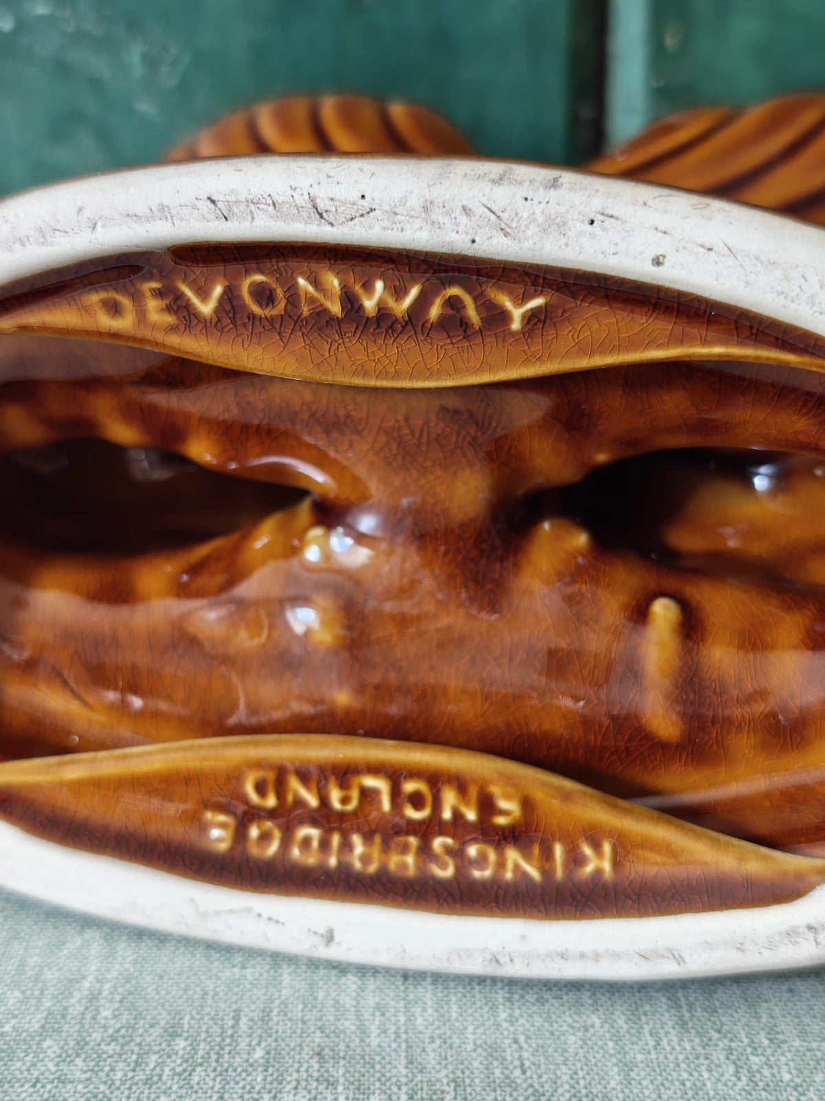 Vintage Devonway Pottery Fish Cornucopia