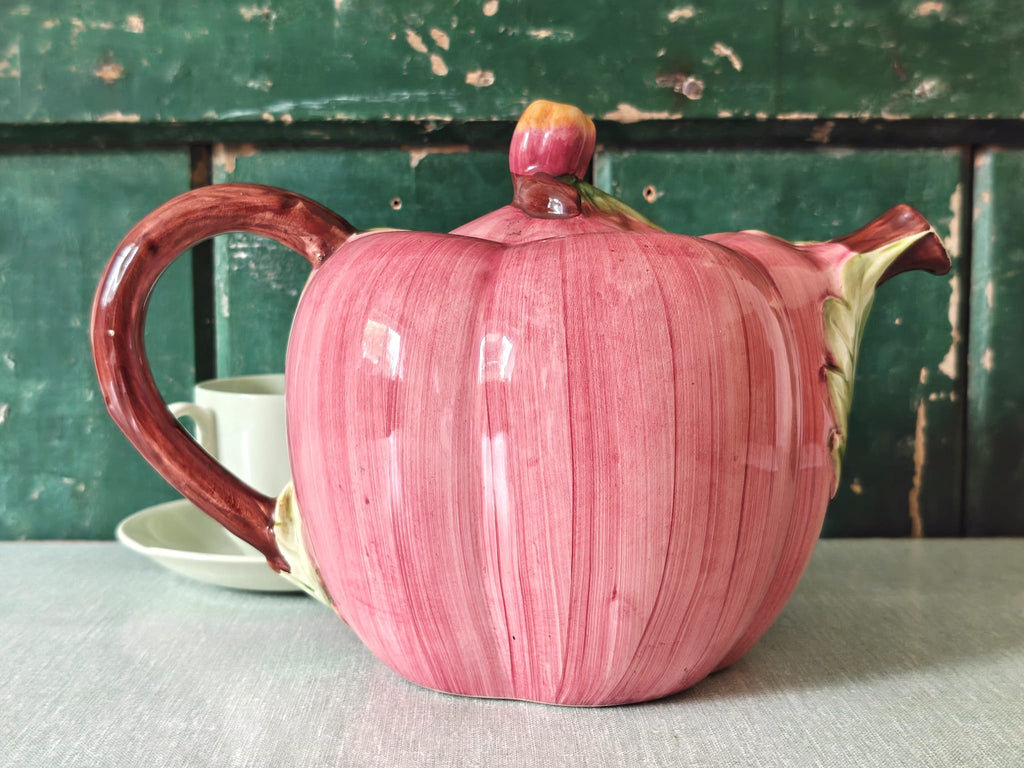Vintage Majolica Teapot