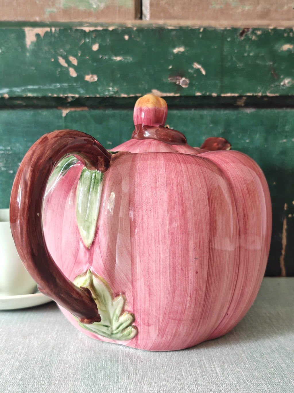 Vintage Majolica Teapot
