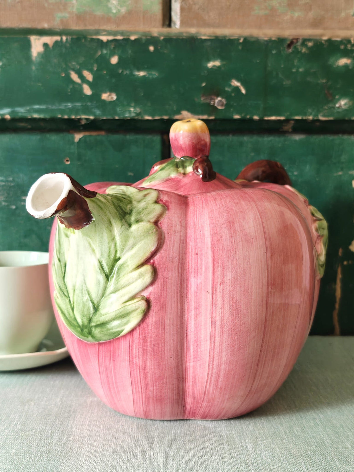 Vintage Majolica Teapot