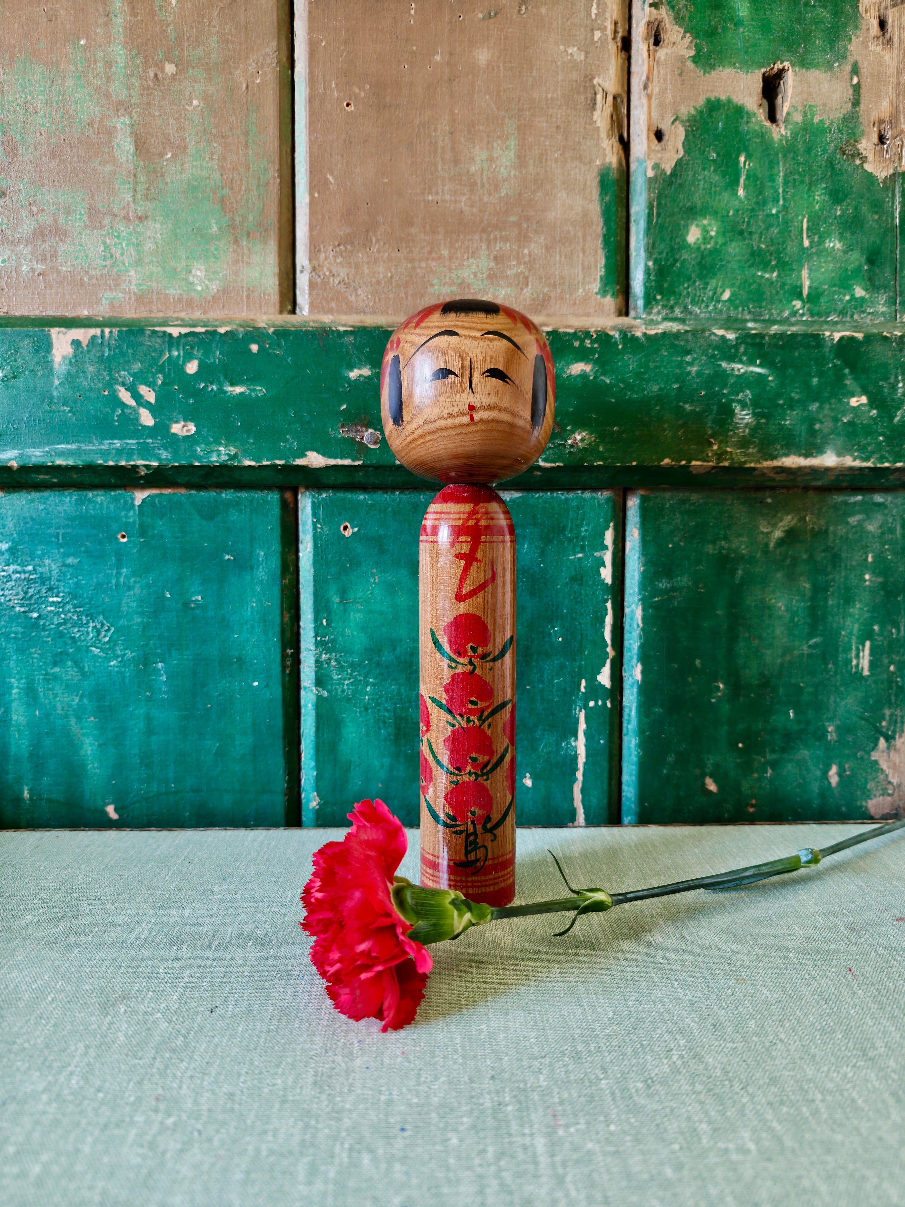 Traditional Japanese kokeshi doll 