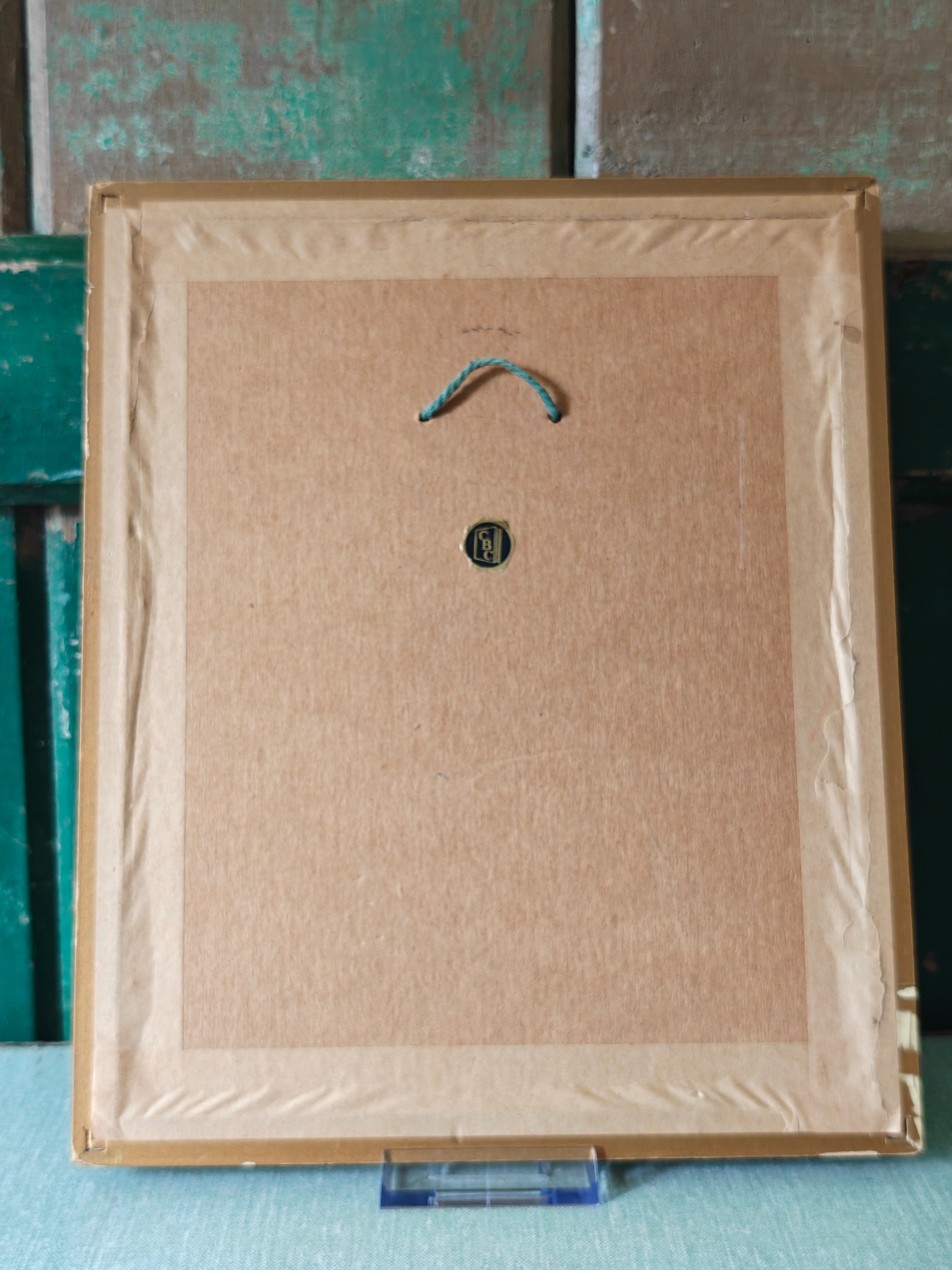 Back of a framed picture