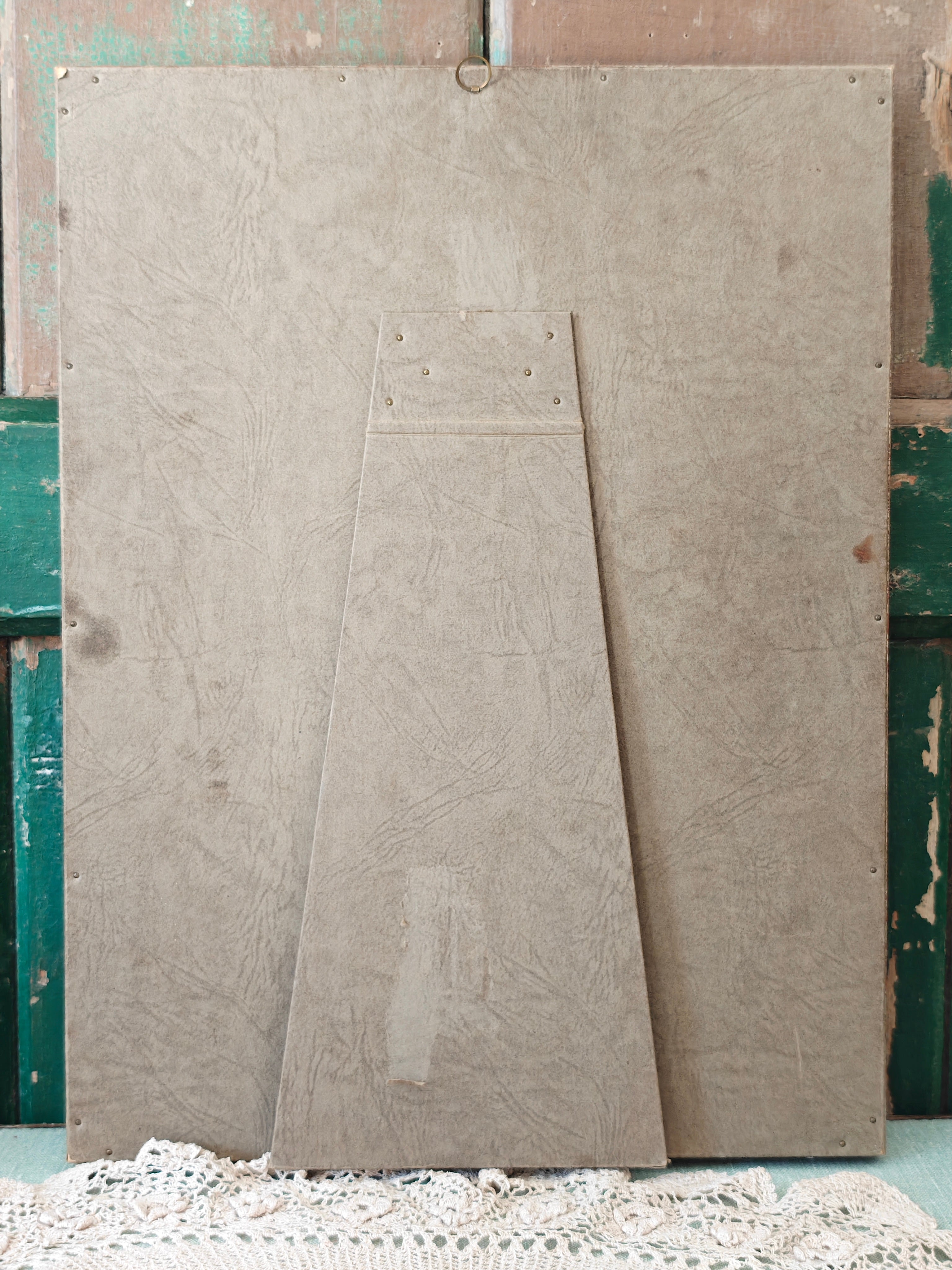 Reverse of a framed print