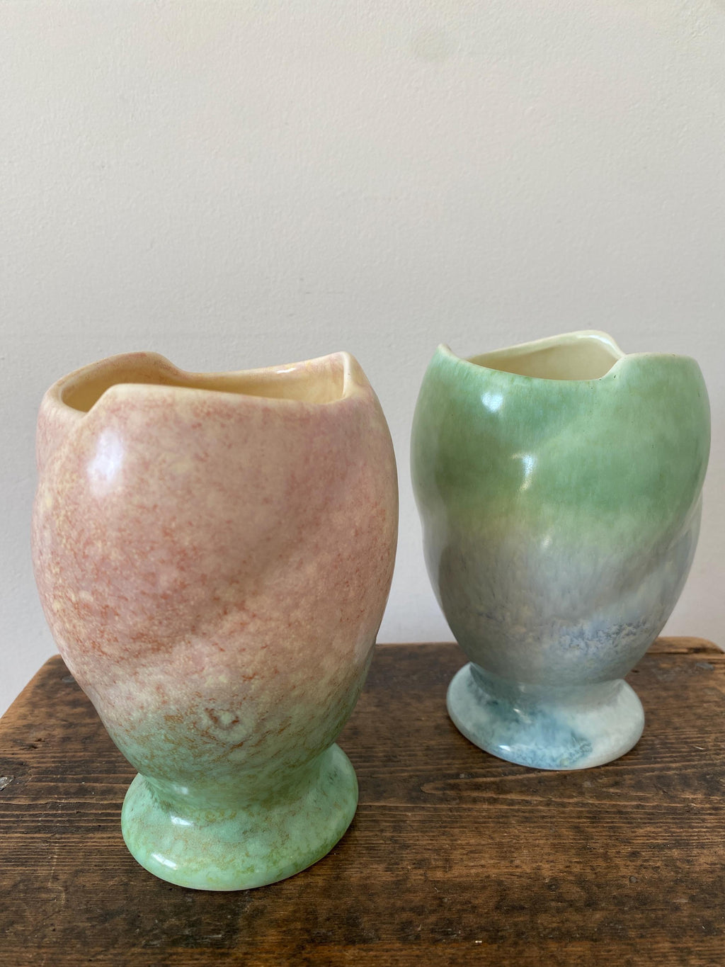 Mid Century Sylvac Two-Tone Vase Model 2329