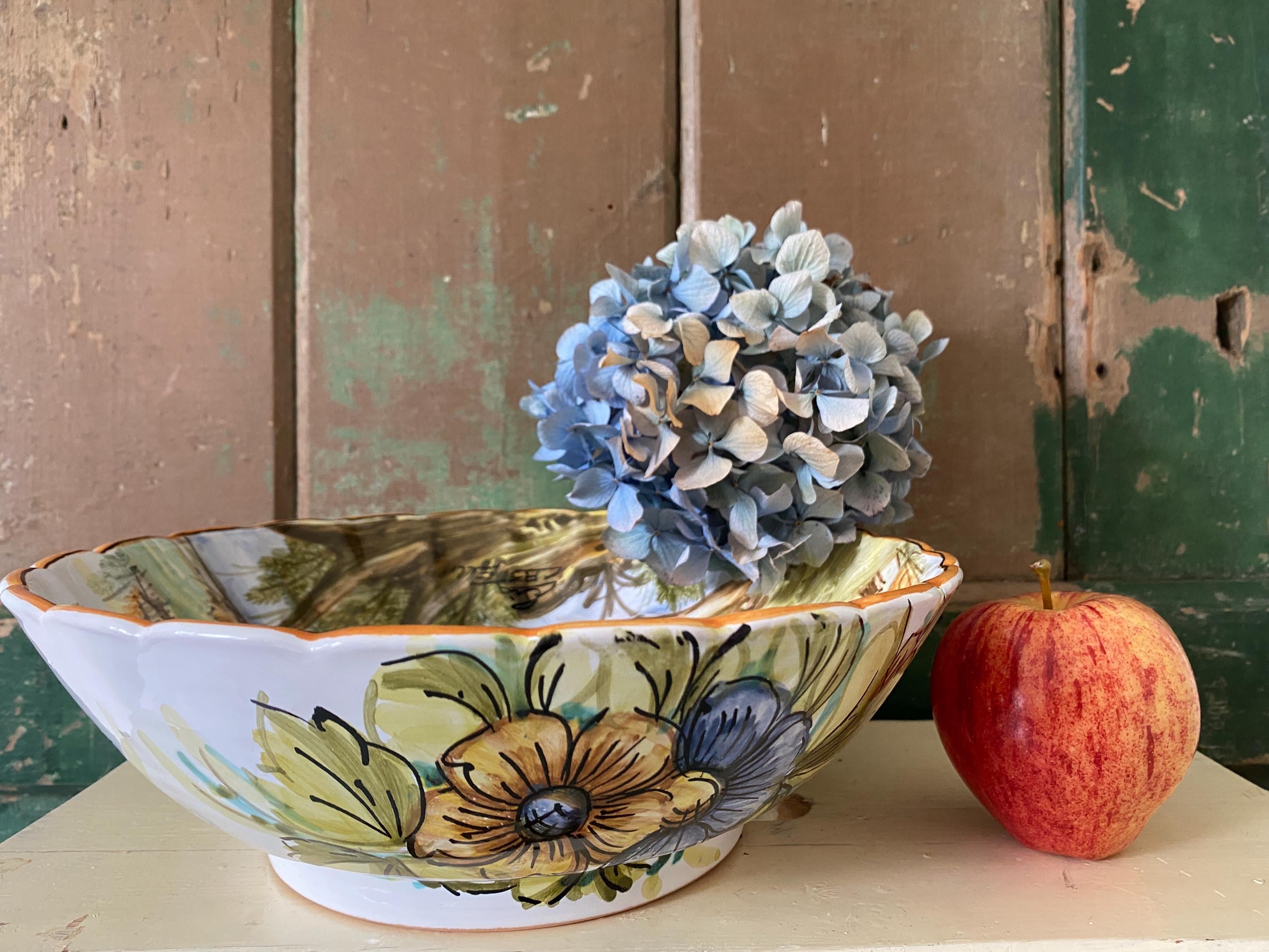 Castelli Pottery Hand Painted Bowl