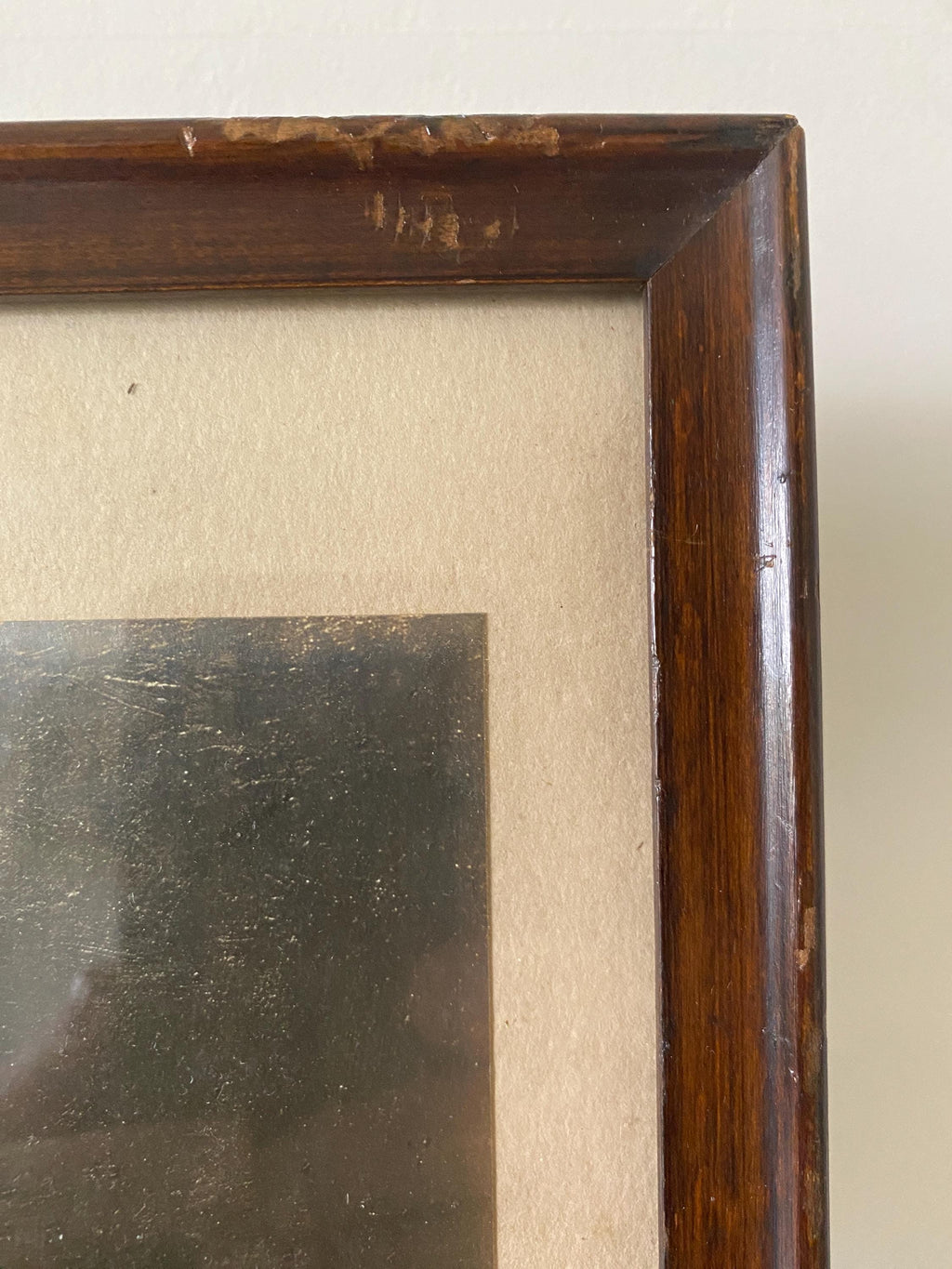 Victorian Gentleman Portrait Print in Wooden Frame