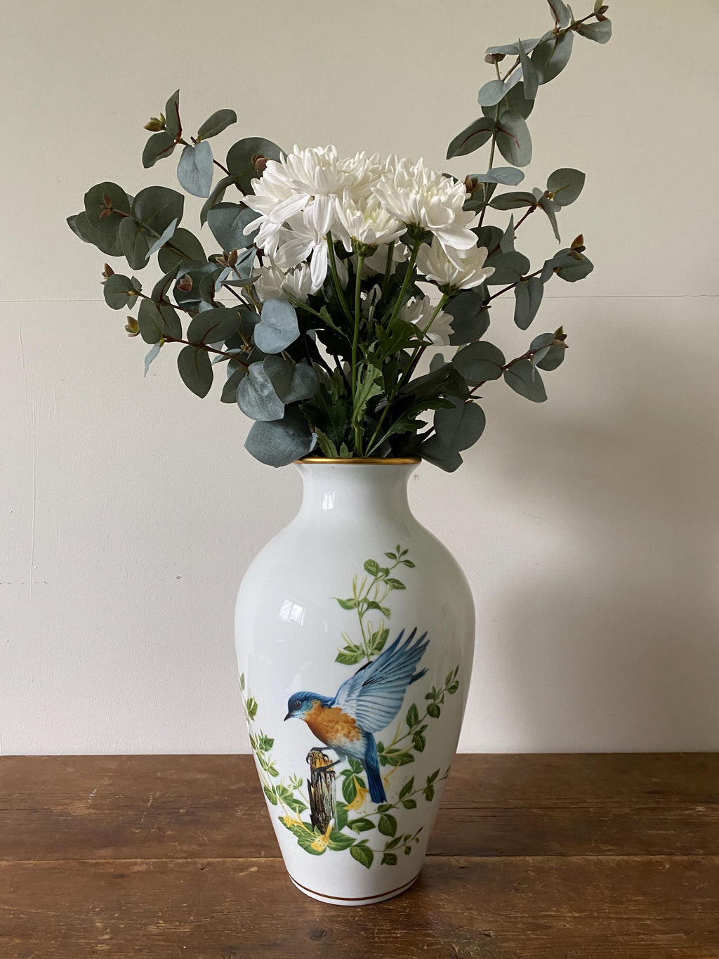 Large bird vase