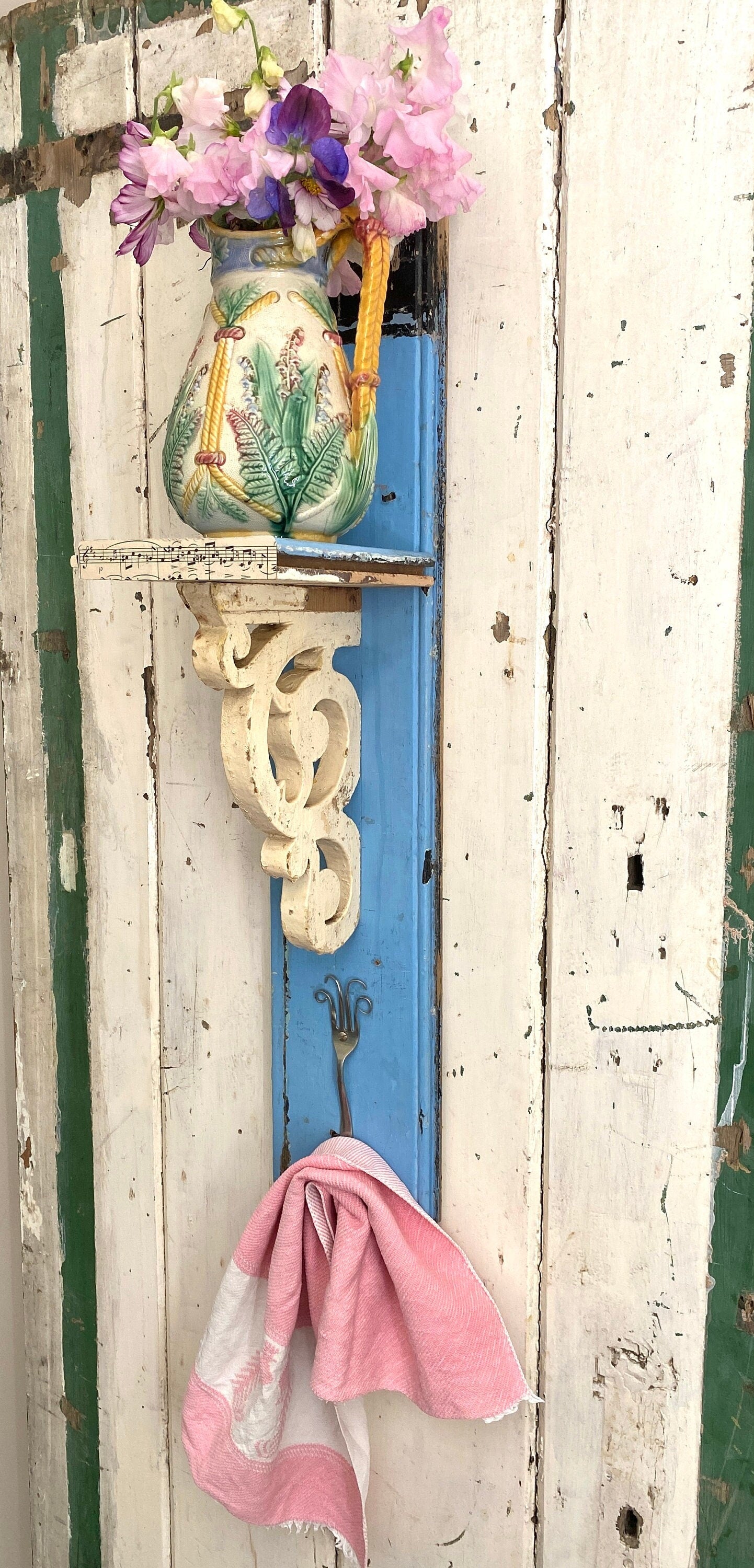Decorative shelf with hook