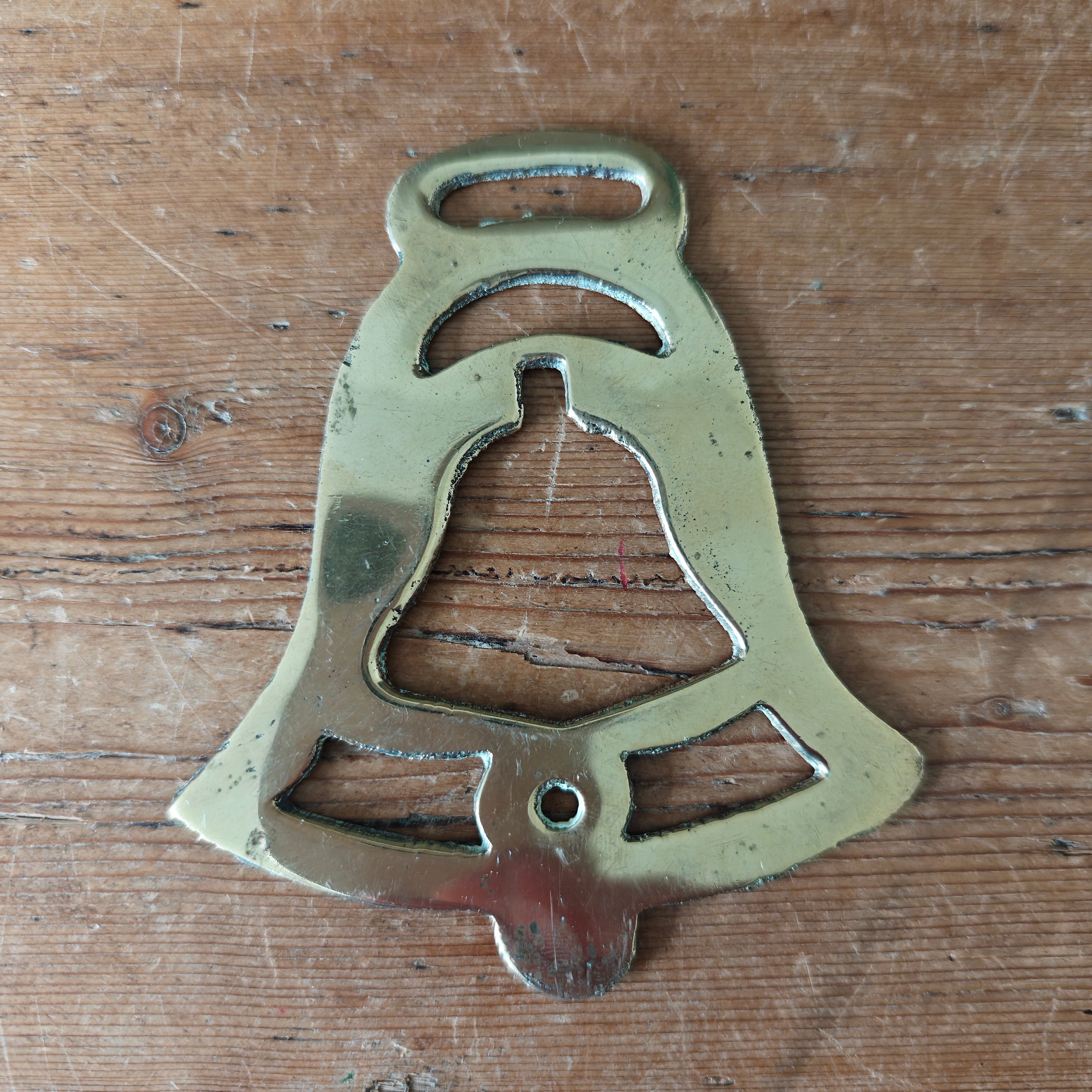 Bell shaped horse brass