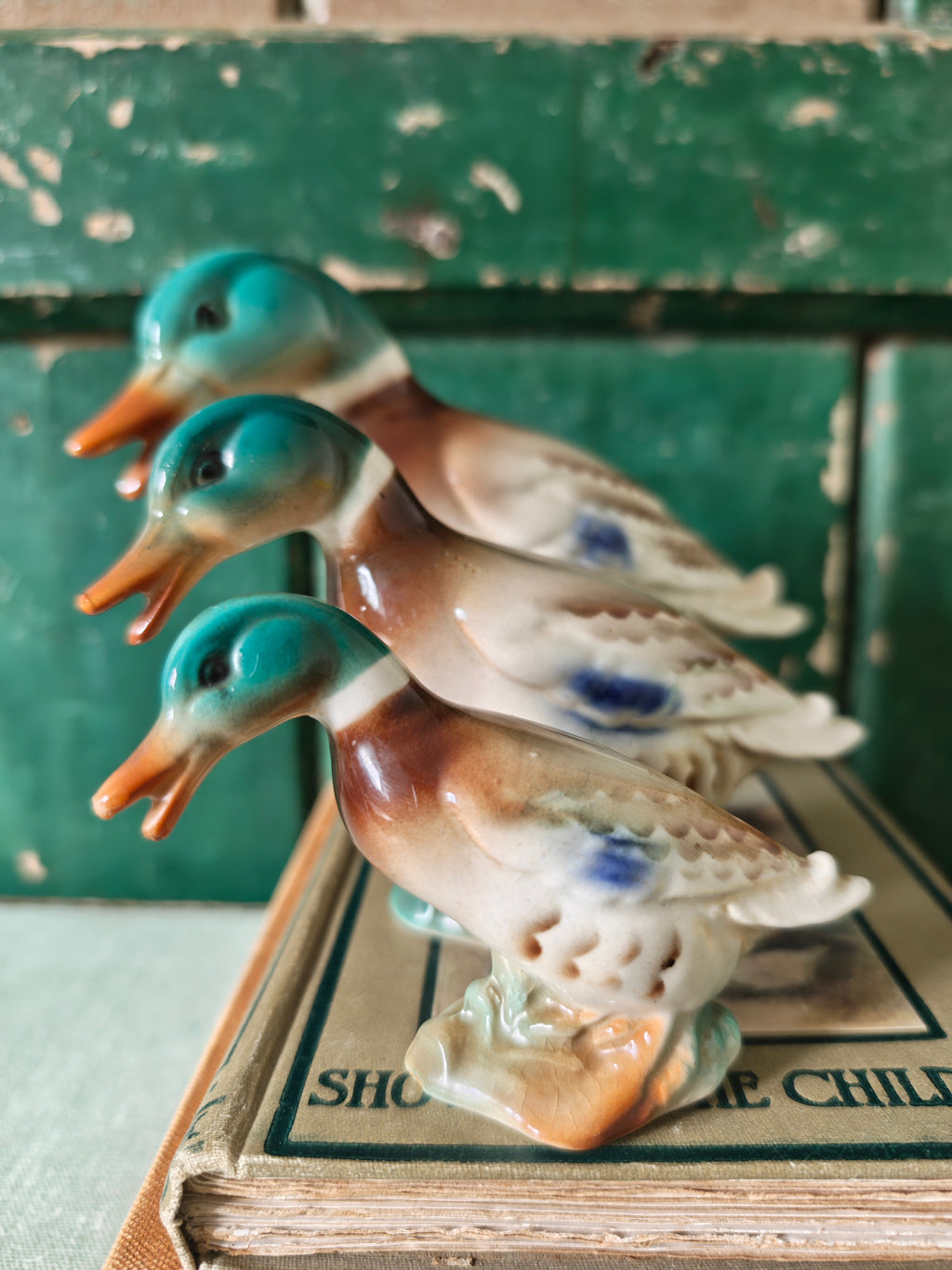 Royal Copley Mallard Duck Set