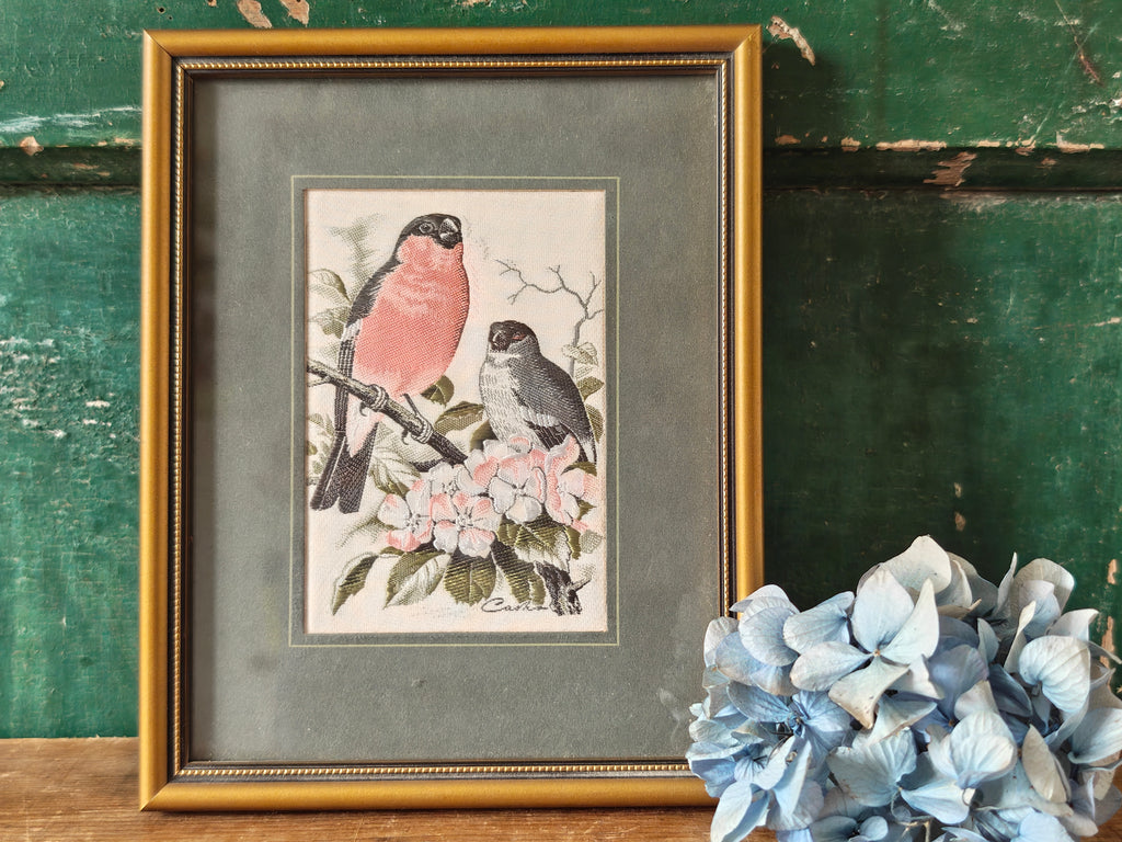 Cash's of Coventry Woven Picture of Bullfinches