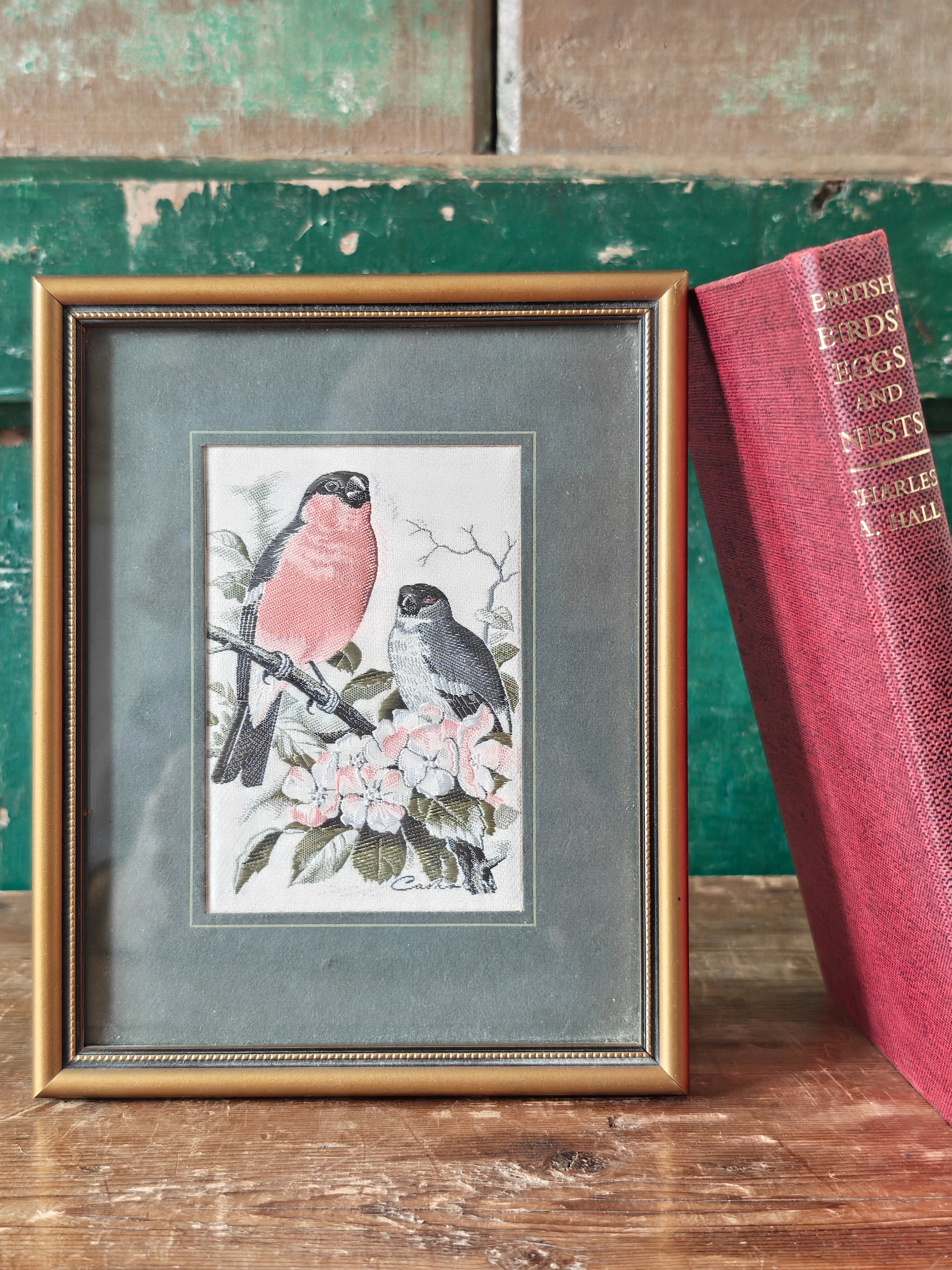 Cash's of Coventry Woven Picture of Bullfinches